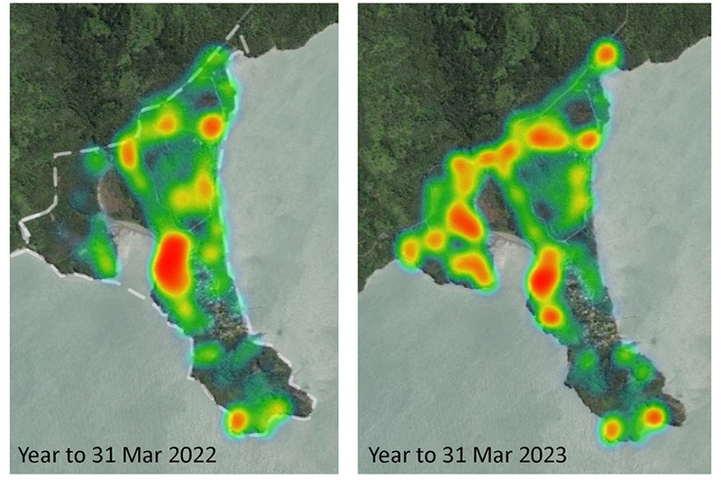 cornwallis predator heat map