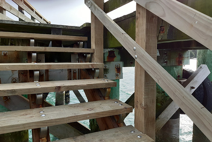 Cornwallis Wharf repairs