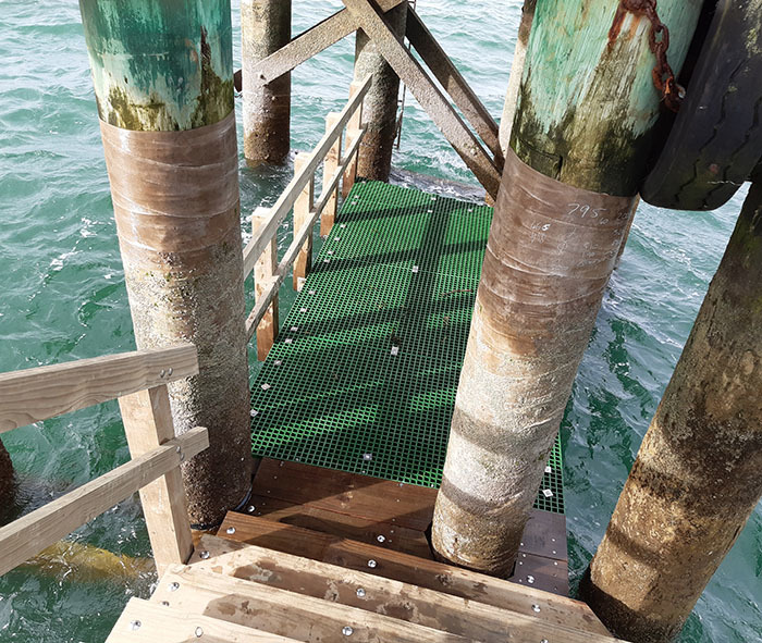 Cornwallis Wharf repairs