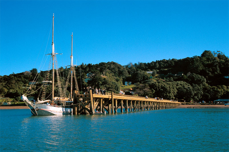 Opening day for rebuilt wharf