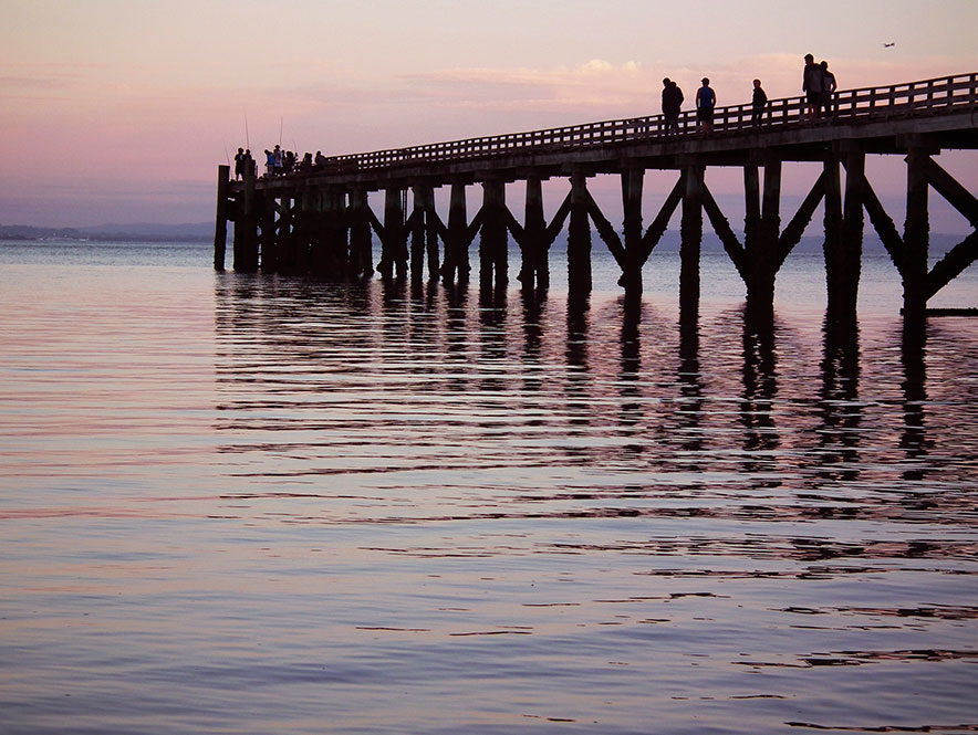 Cornwallis Wharf at dusk